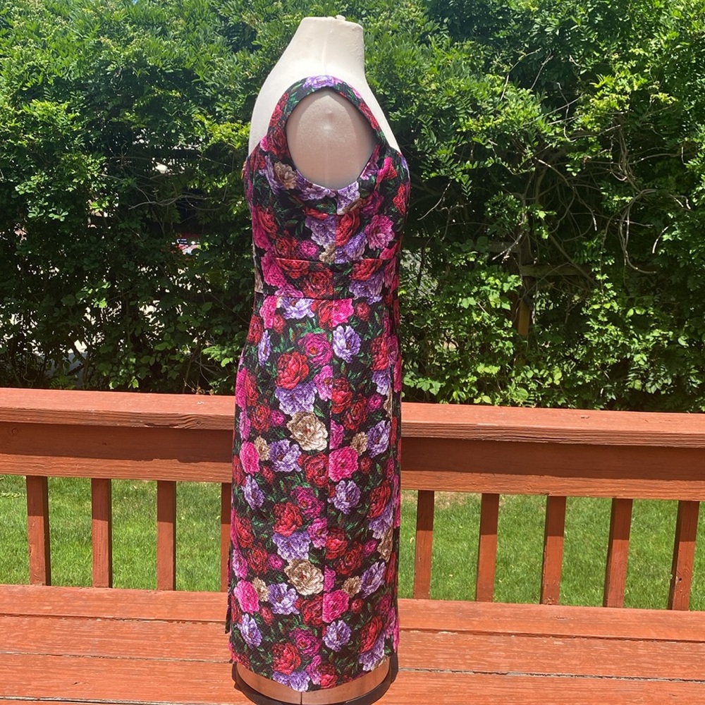 ESCADA NWOT beautiful floral dress, perfect condition,measurements in photos - Picture 4 of 16